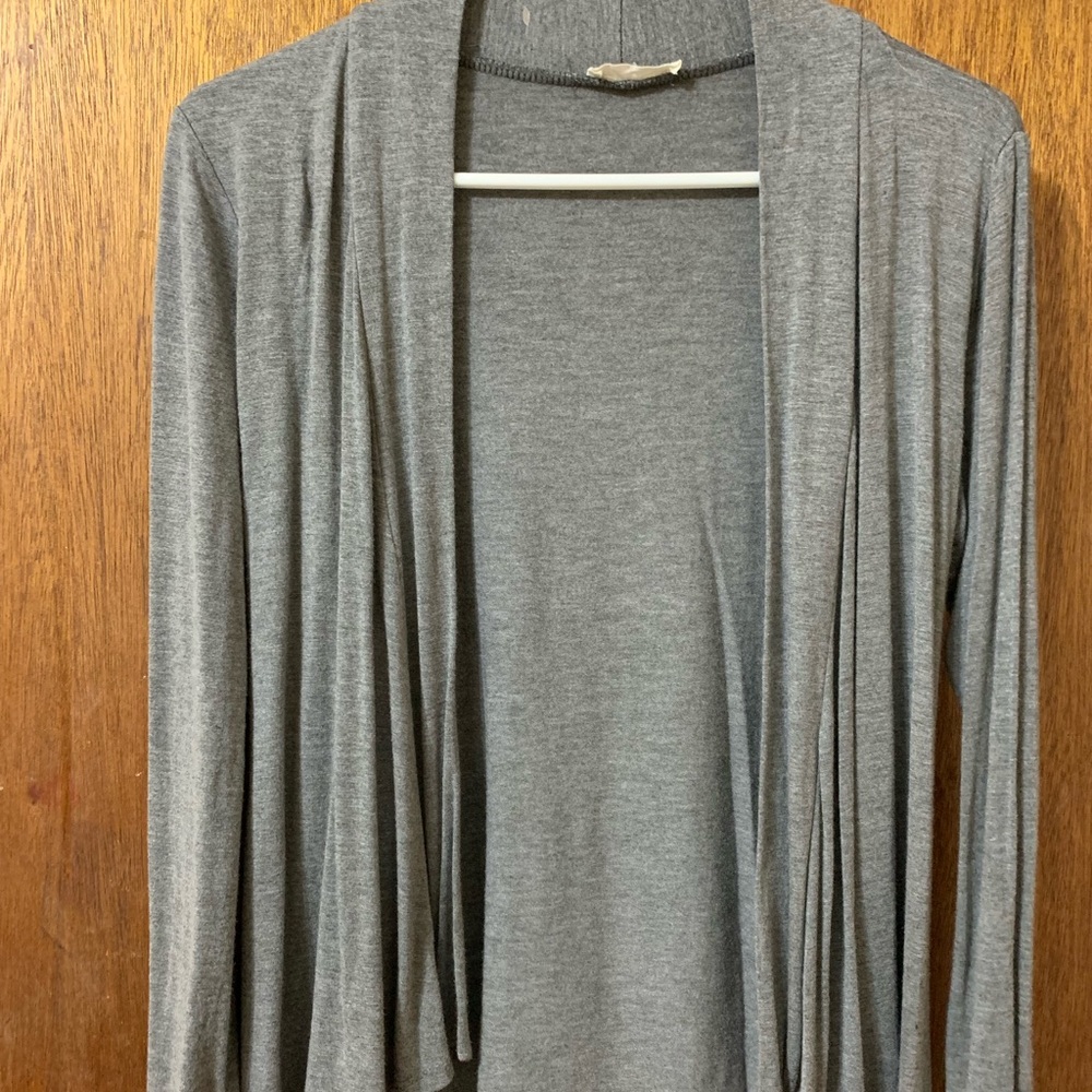 Grey cardigan